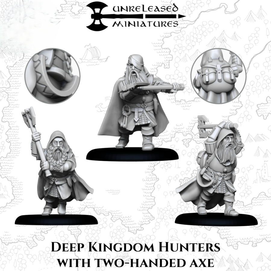 Deep Kingdom Jäger mit Zweihandaxt